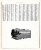 Indiana - Guide 2, United States 1885 Atlas of Central and Midwestern States